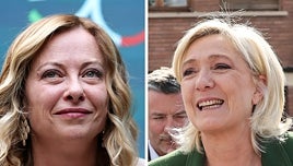 Giorgia Meloni sigue su propia ruta: las diferencias con la extrema derecha de Marine Le Pen
