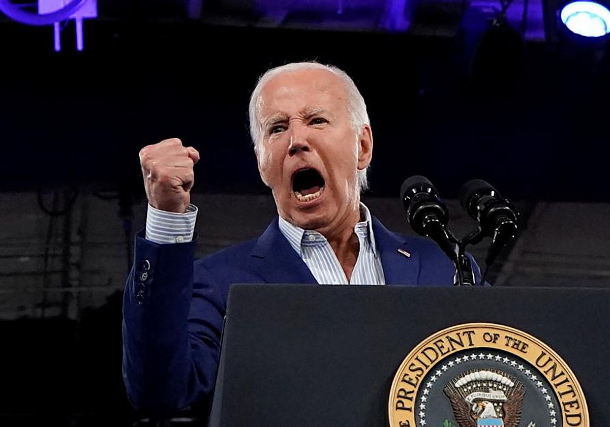 Biden habla de forma vehemente en el mitin que ofreció en Carolina del Norte tras el fiasco del debate electoral