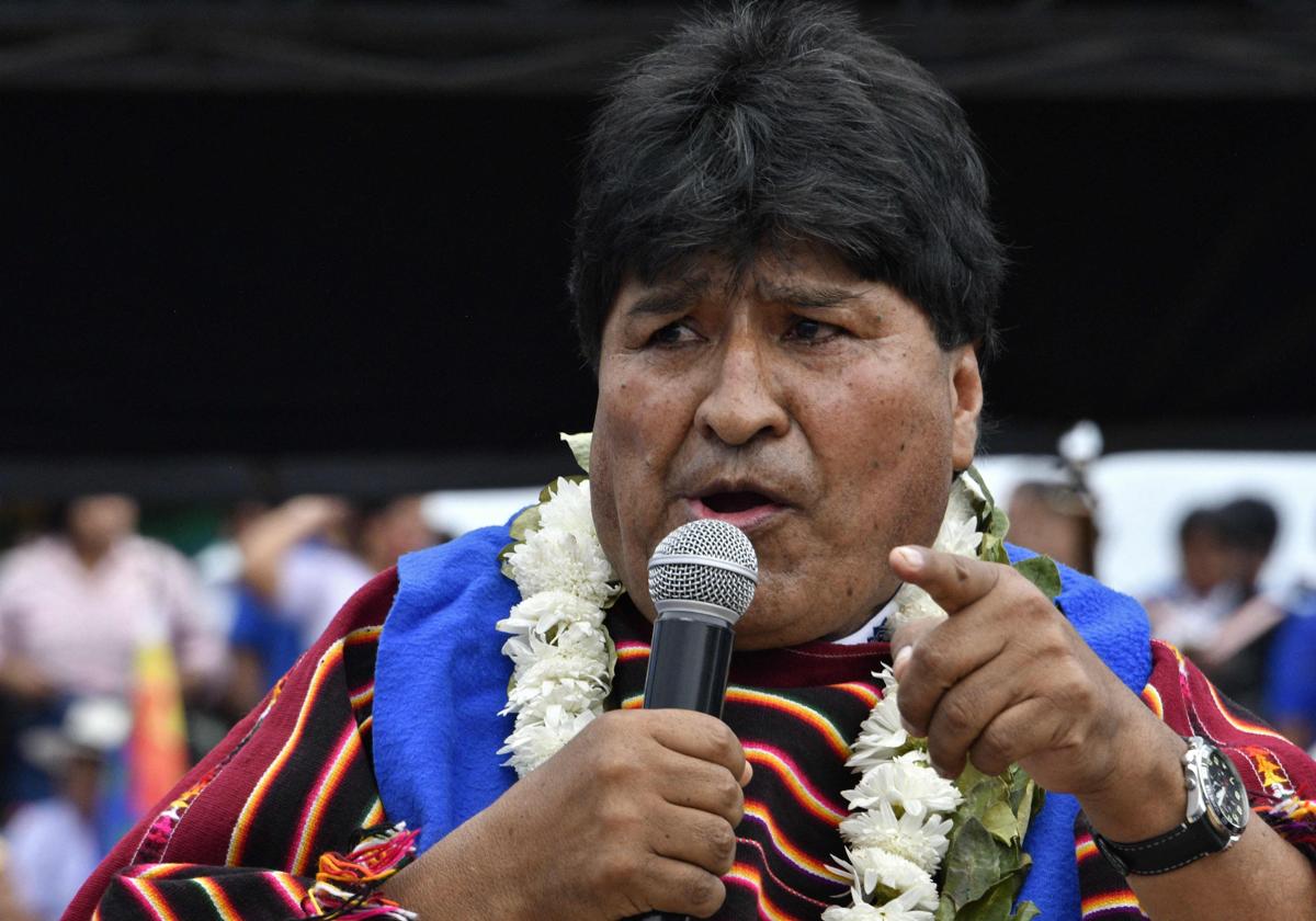 El expresidente de Bolivia Evo Morales.