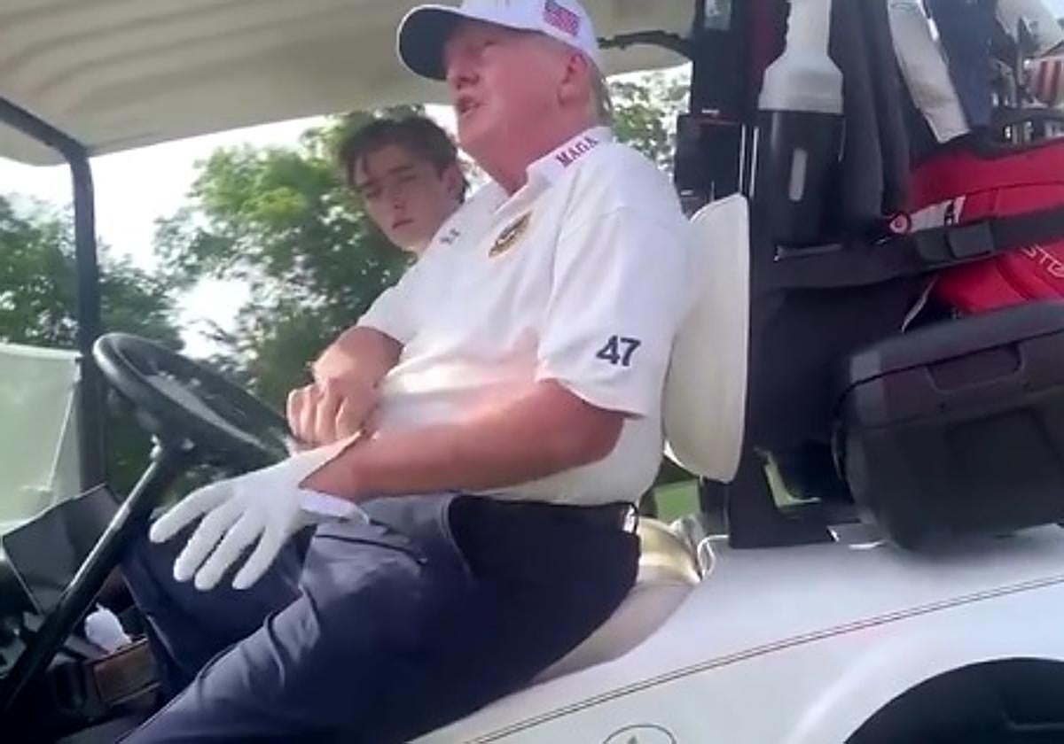 El expresidente estadounidense Donald Trump en