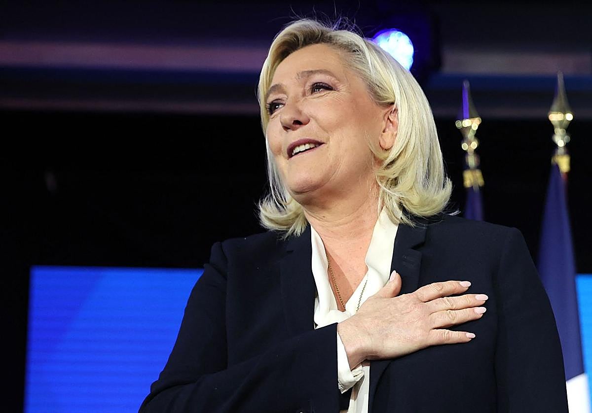 Marine Le Pen, líder de Agrupación Nacional