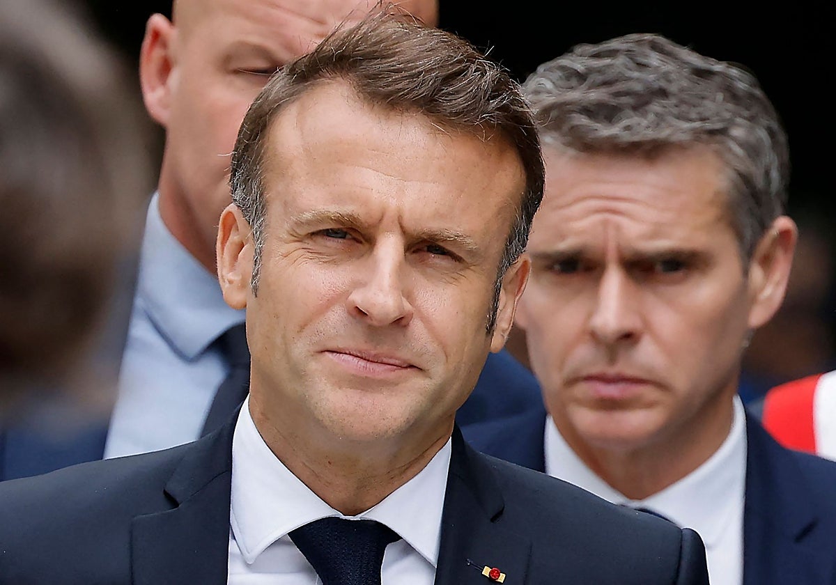 El presidente de Francia, Emmanuel Macron