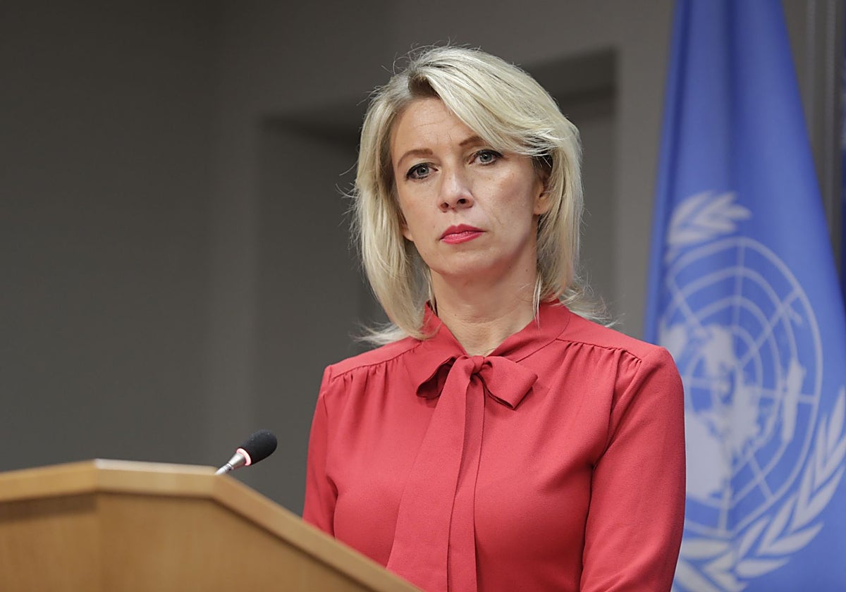 La portavoz del Ministerio de Exteriores ruso, María Zajárova