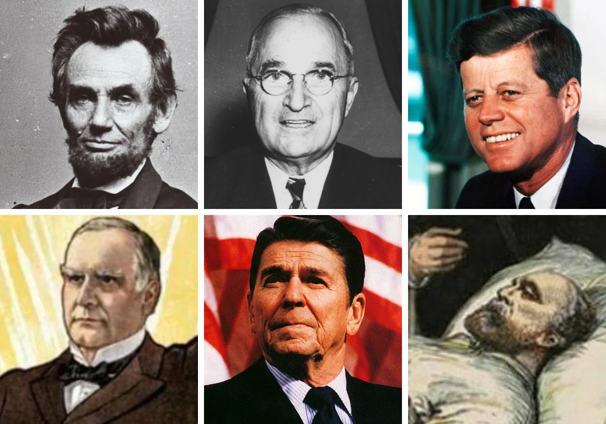 Lincoln, Truman, Kennedy, McKinley, Reagan y Garfield, presidentes contra los que se atentó