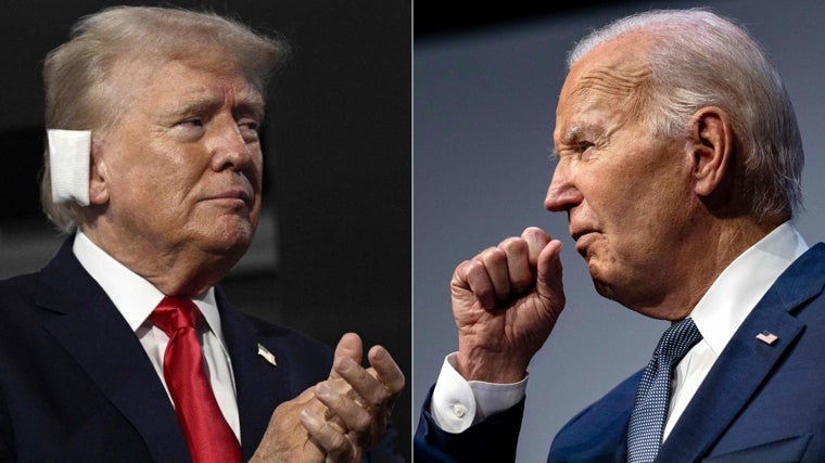 Donald Trump y Joe Biden