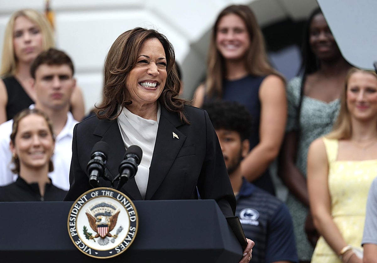 La vicepresidenta de Estados Unidos, Kamala Harris