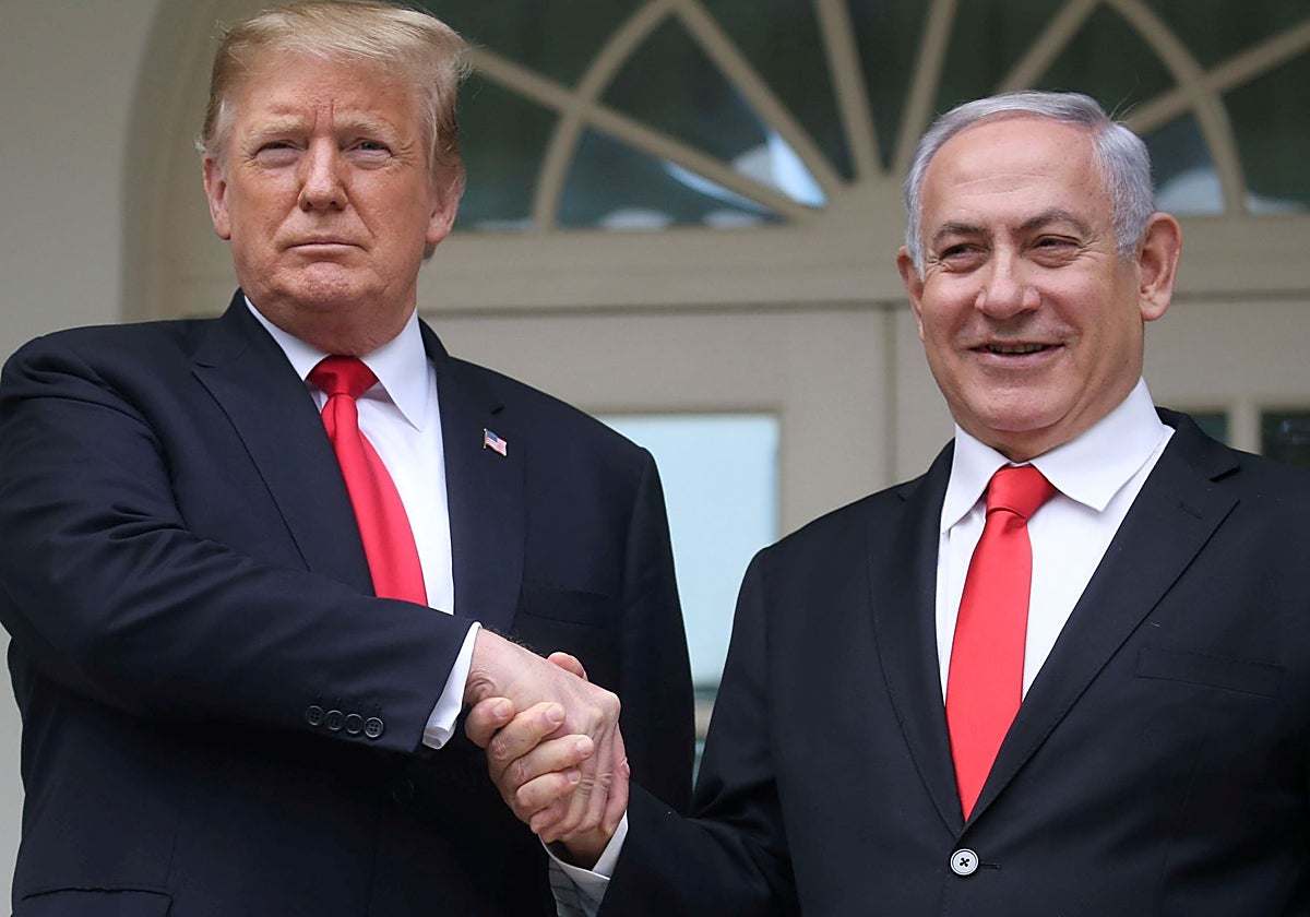 Trump y Netanyahu, durante una reunión mantenida en 2019
