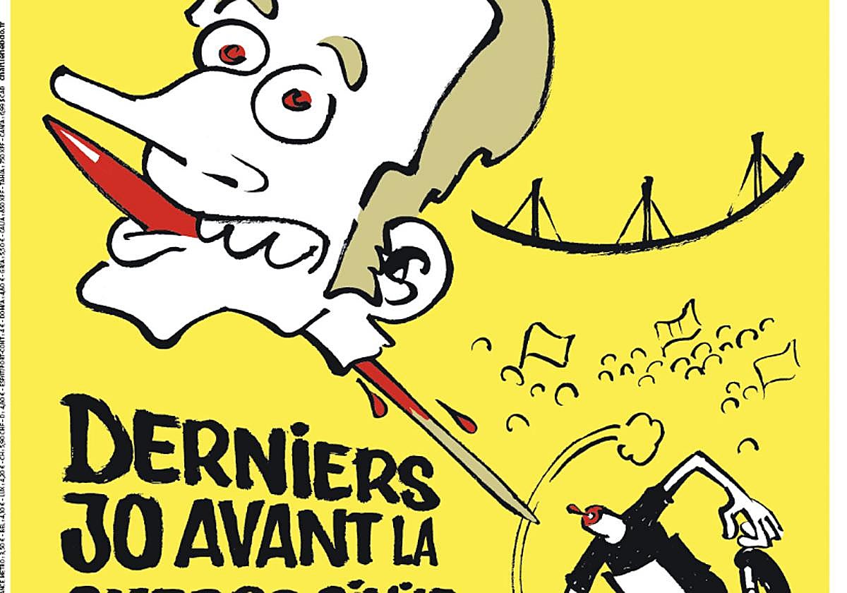 Portada del semanario satírico 'Charlie Hebdo'