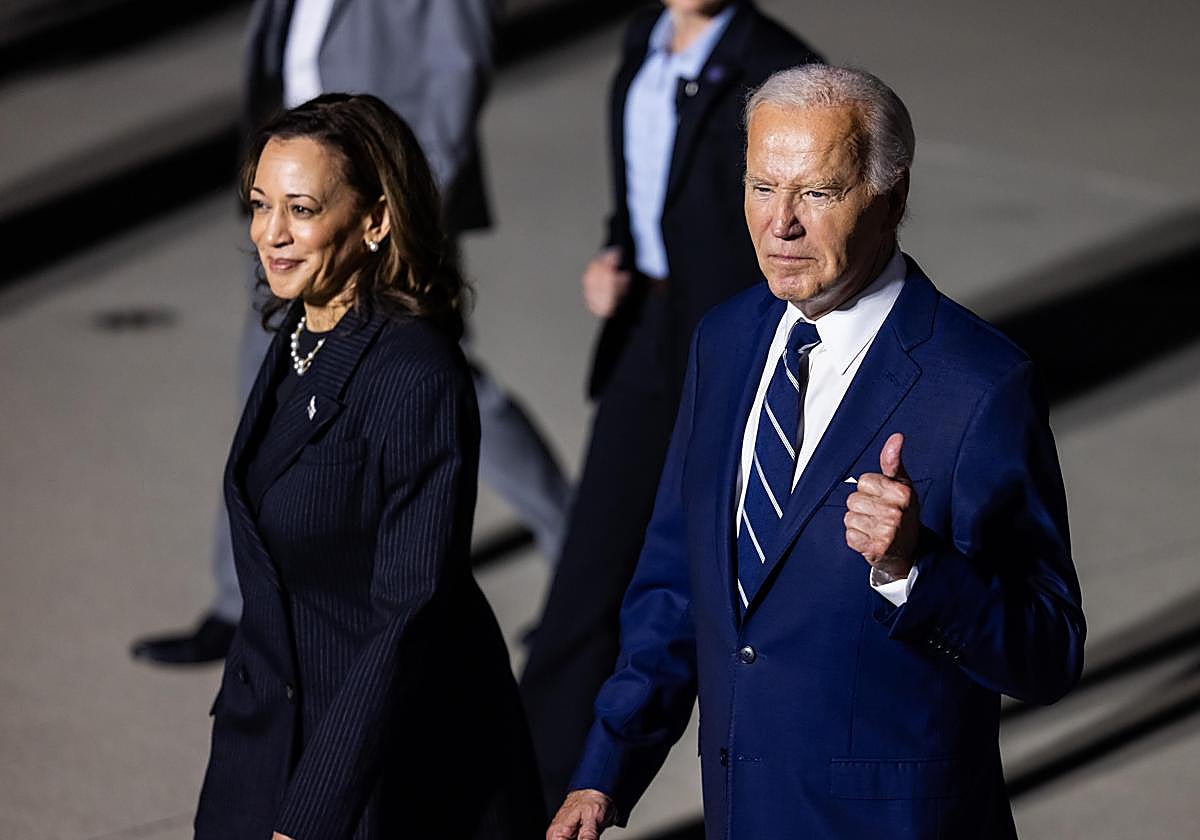 Kamala Harris y Joe Biden reciben a los presos liberados por Rusia.