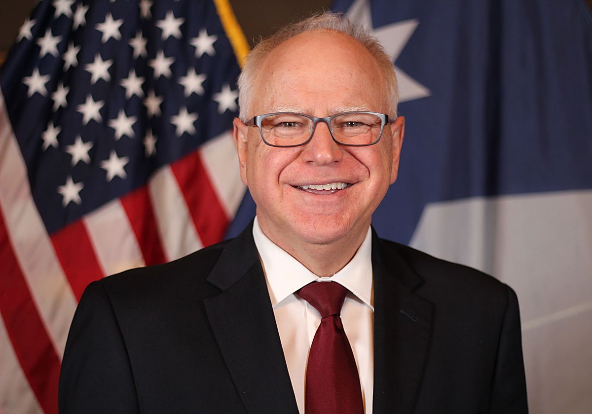 Tim Walz es el elegido por Harris para ocupar la vicepresidencia