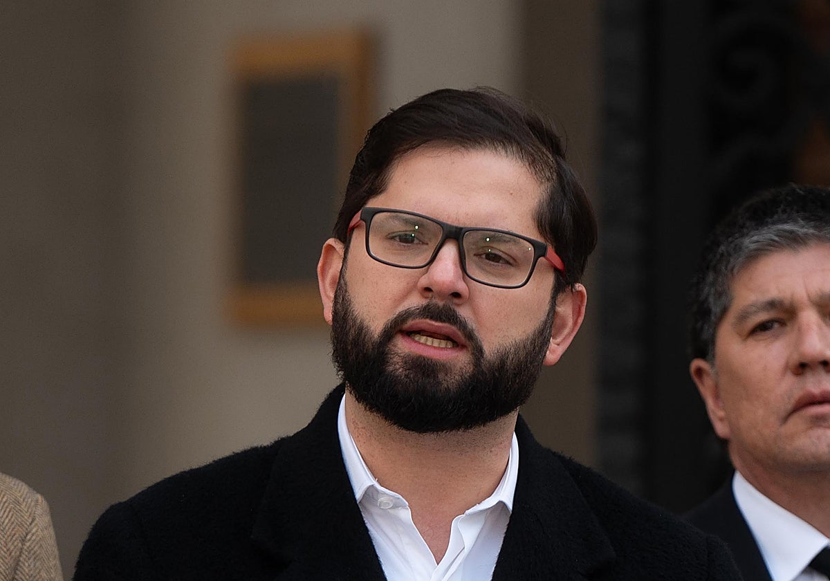 El presidente de Chile, Gabriel Boric
