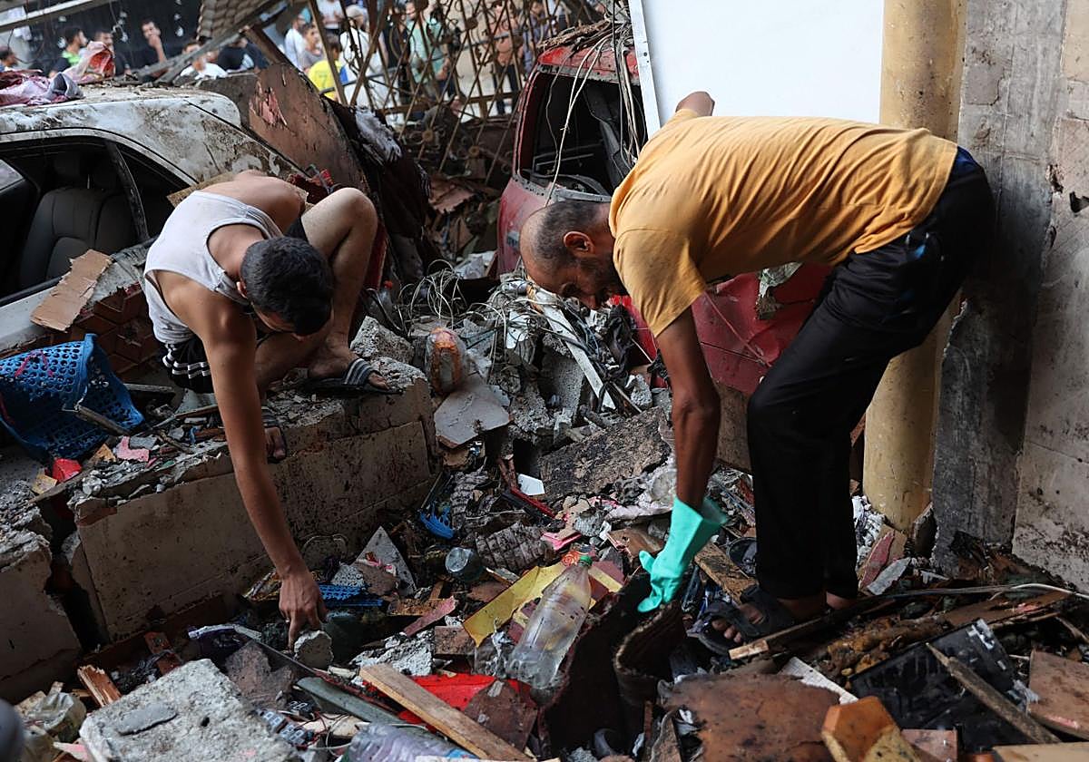 Más de cien muertos en un ataque israelí a una escuela en Gaza, según Hamás