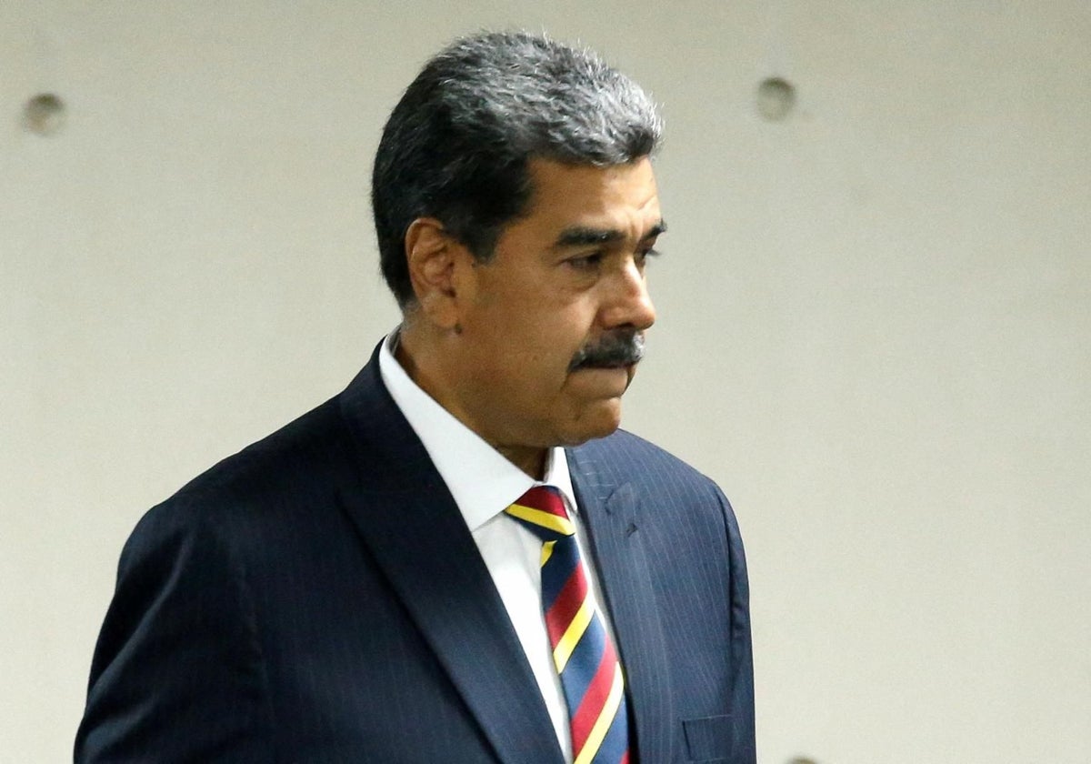El presidente de Venezuela, Nicolás Maduro, en la Corte del Tribunal Supremo
