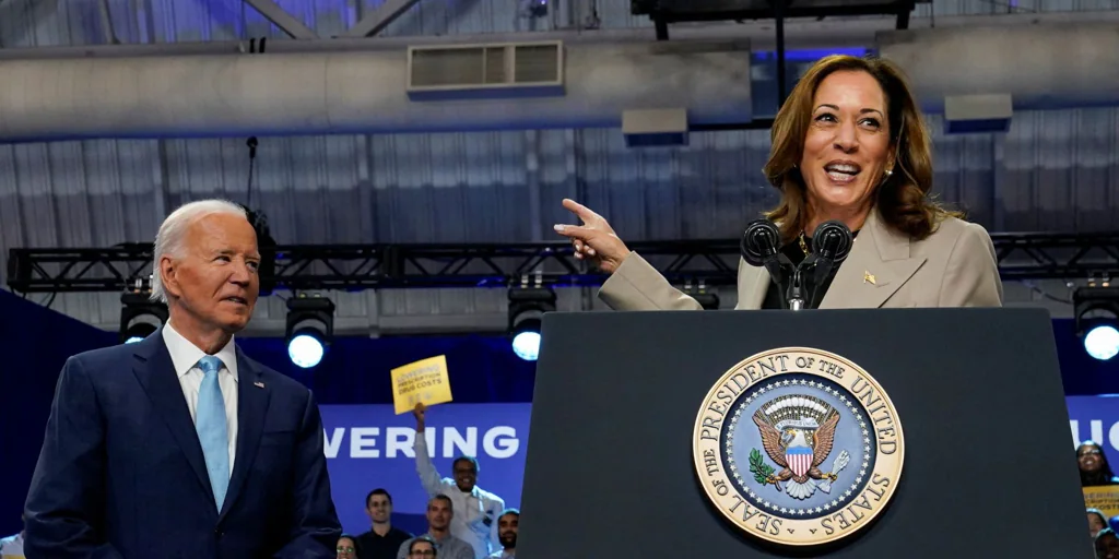 Kamala Harris ocupa un lugar central en la nominación demócrata