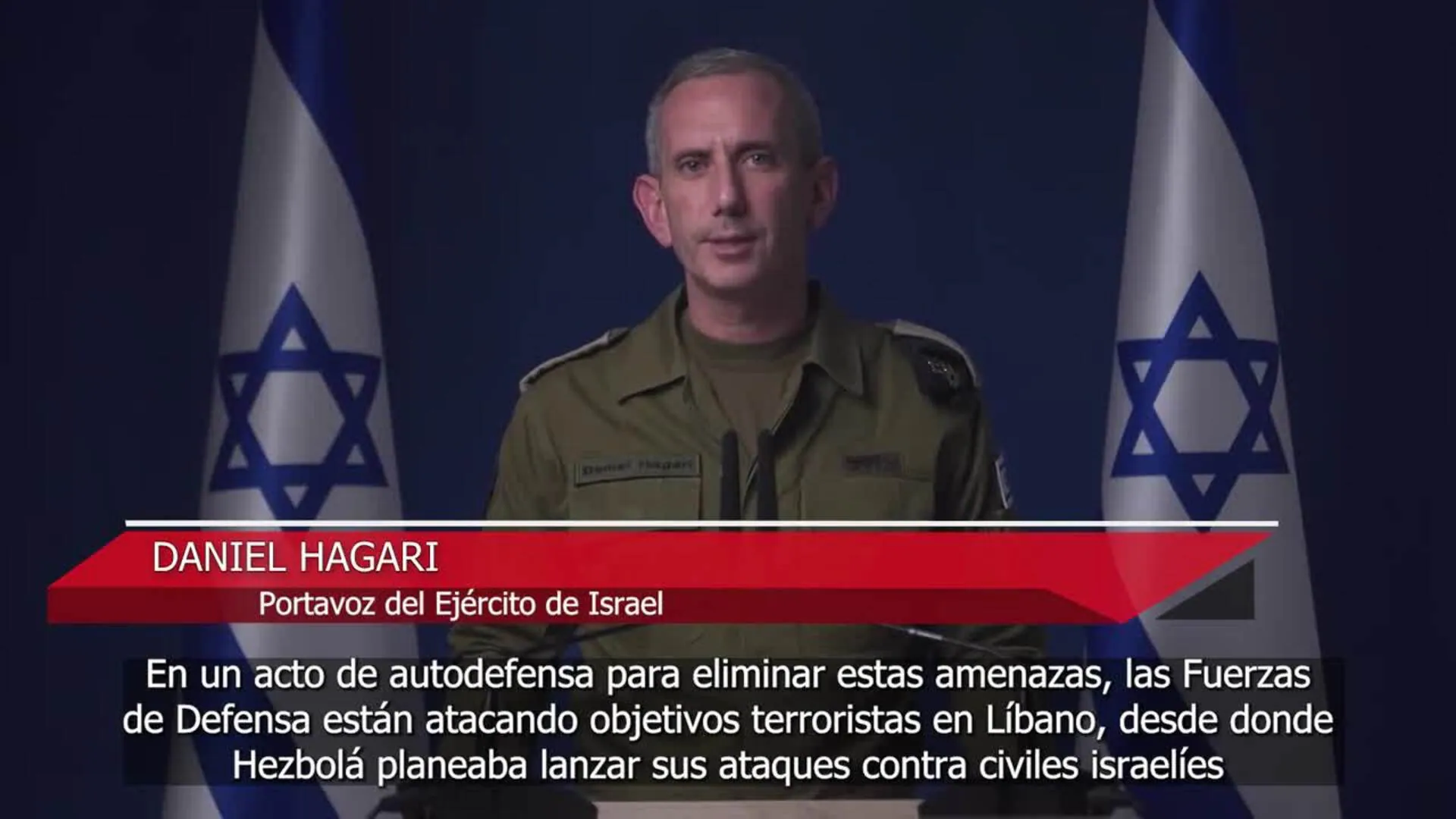 Israel declara el estado de emergencia militar tras bombardear Líbano