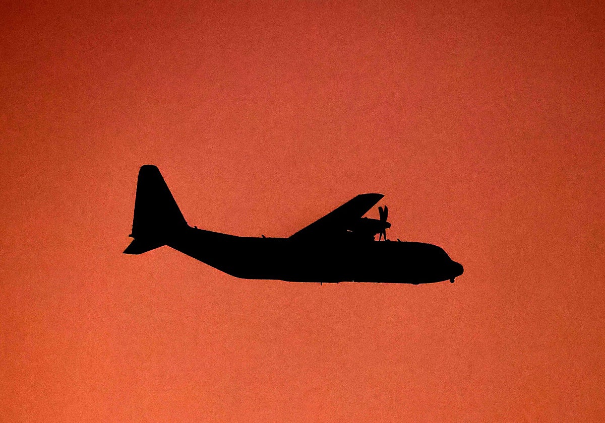 Avión israelí sobrevuela la frontera con Líbano