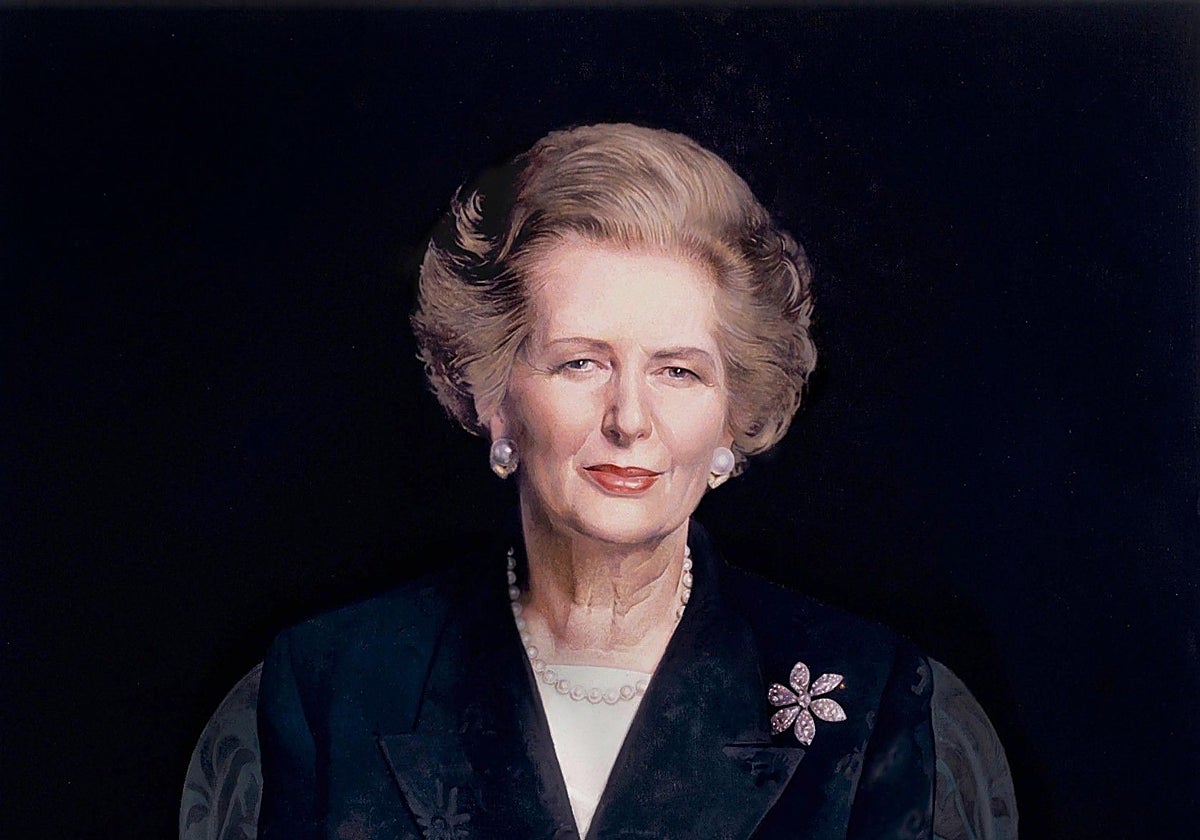 El retrato de Margaret Thatcher que fue retirado