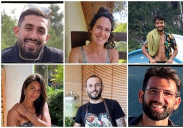Jóvenes, padres de familia y salvadores de otros rehenes: los seis cautivos de Hamás que Israel recuperó sin vida
