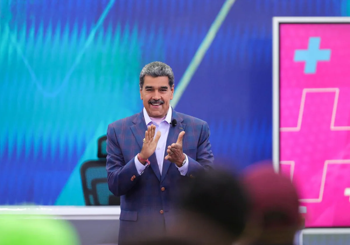 Nicolás Maduro, durante su programa de televisión 'Con Maduro'