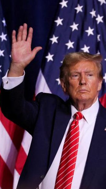 El expresidente de EE.UU., Donald Trump