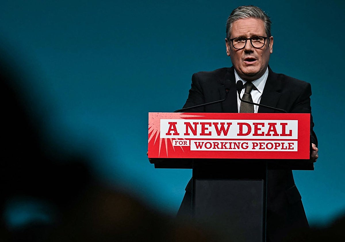 El primer ministro del Reino Unido, el laborista Keir Starmer