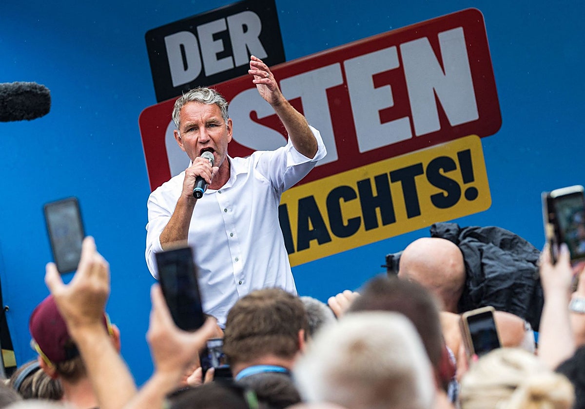 El candidato de AfD en Turingia, Bjoern Hoecke