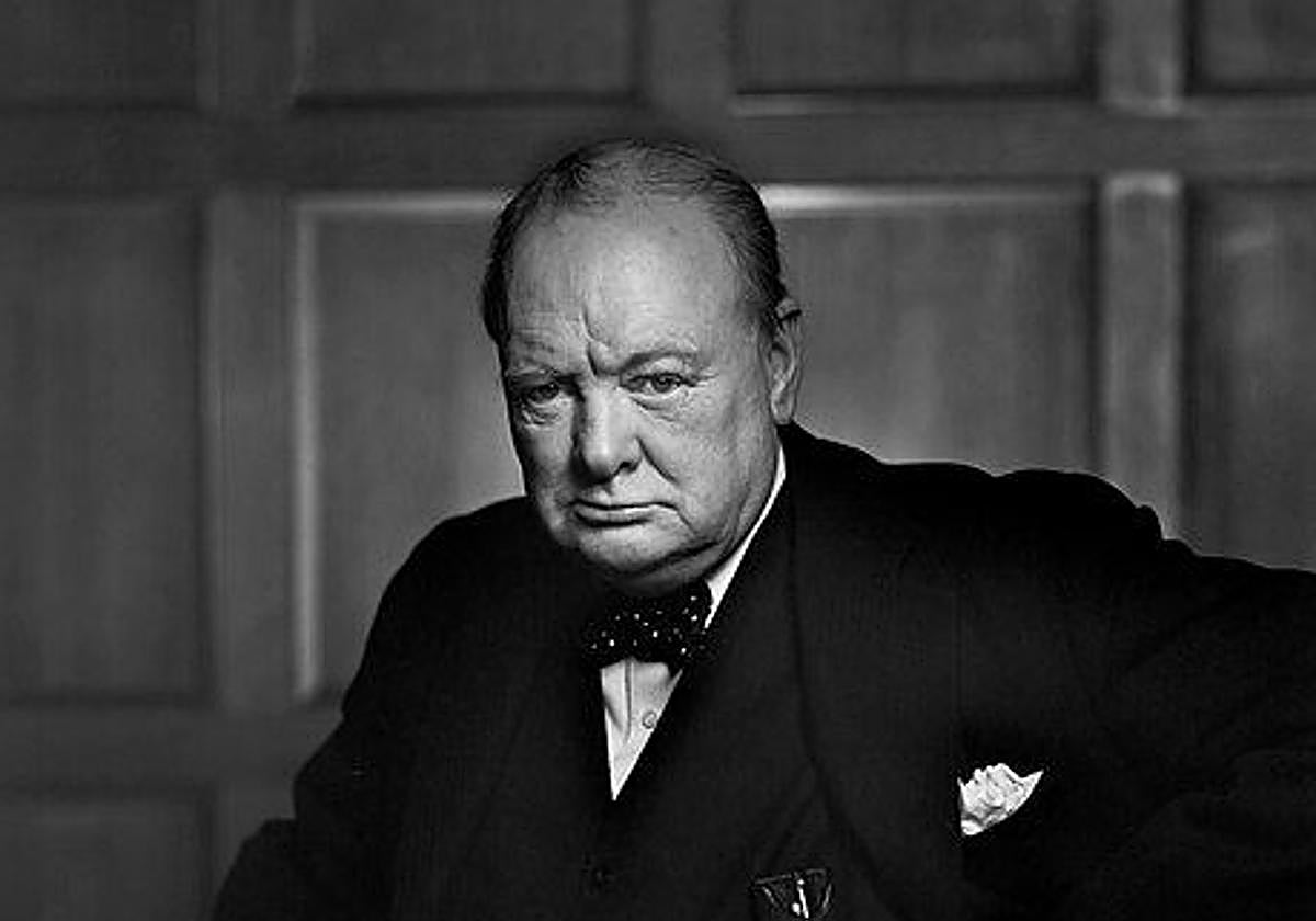 La obra el 'León rugiendo' de Winston Churchill