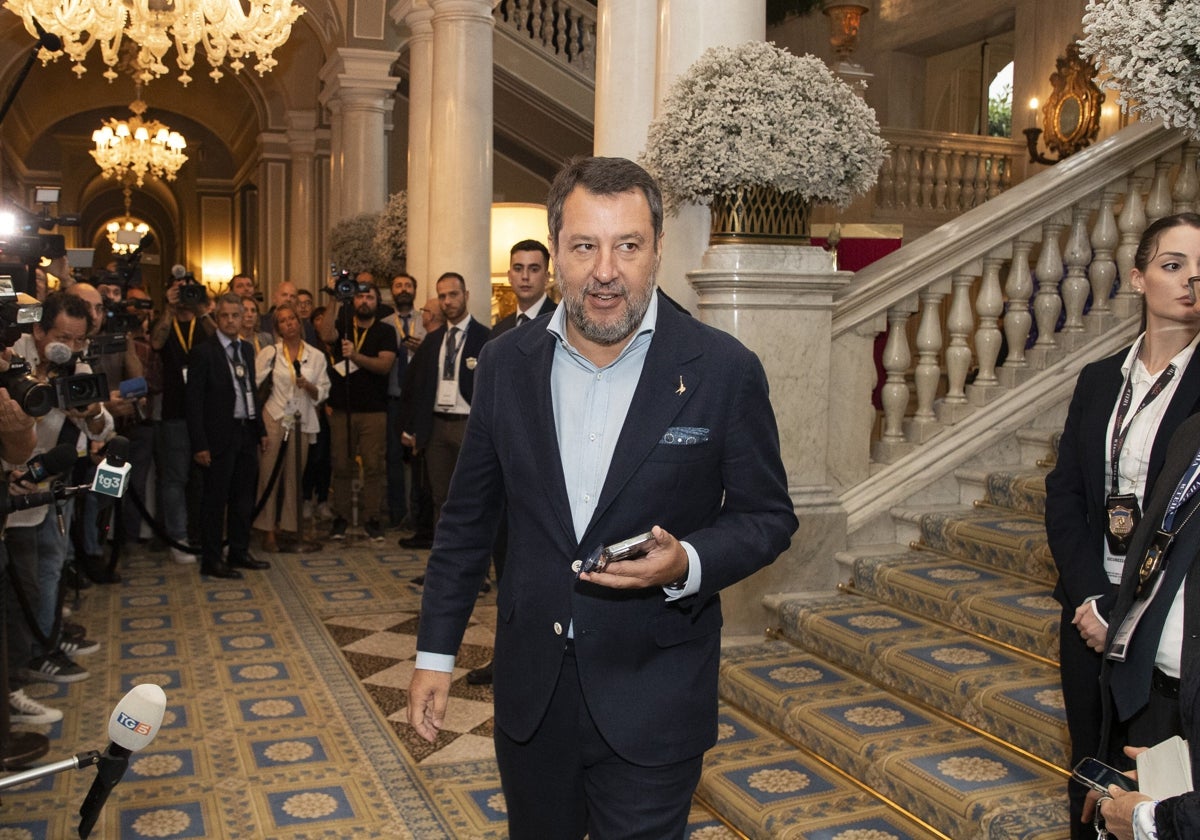 El líder de la Liga, Matteo Salvini