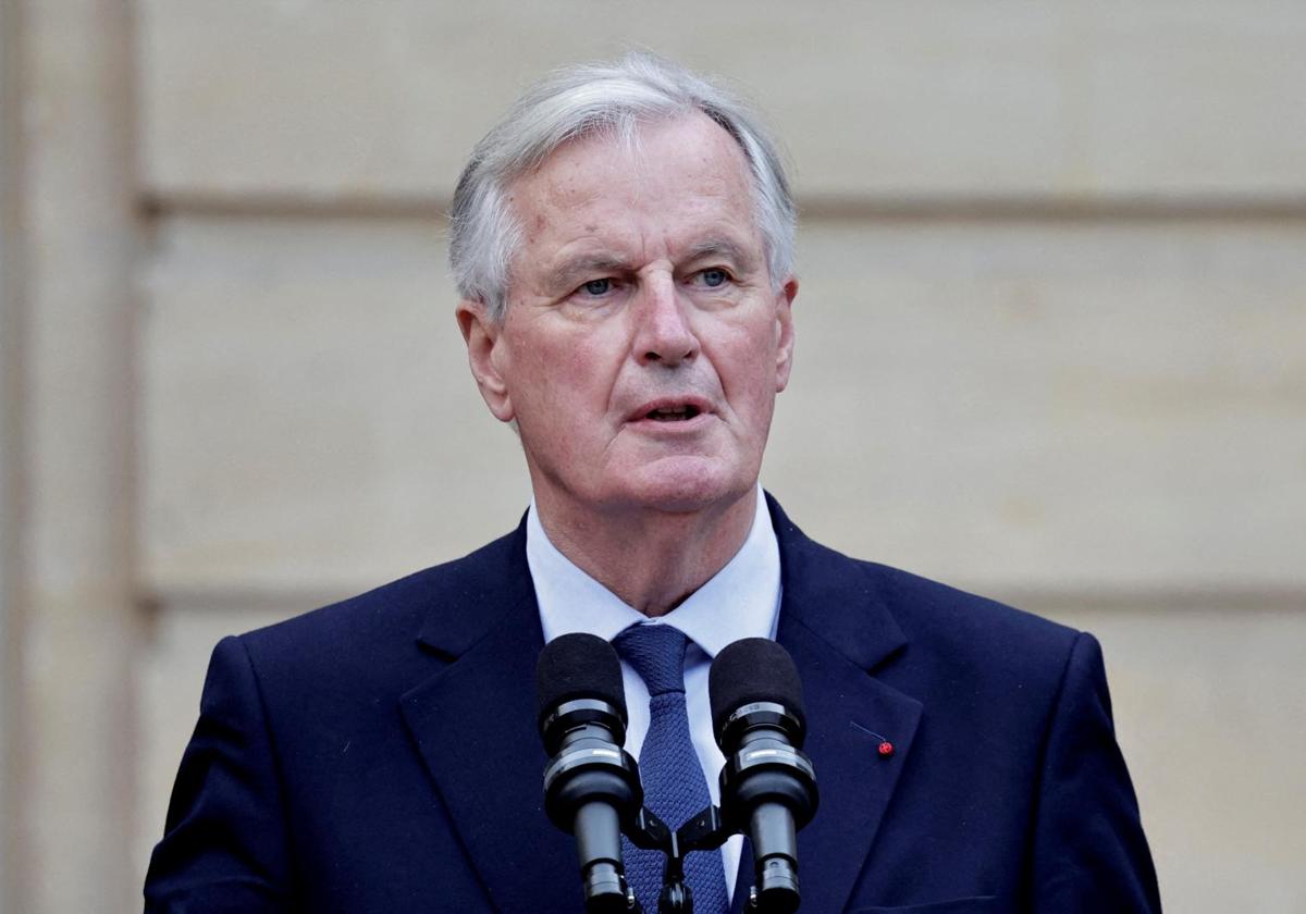 El primer ministro francés, Michel Barnier