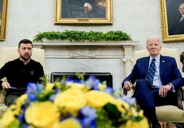 Zelenski presiona a Biden para que le autorice a lanzar misiles a Rusia