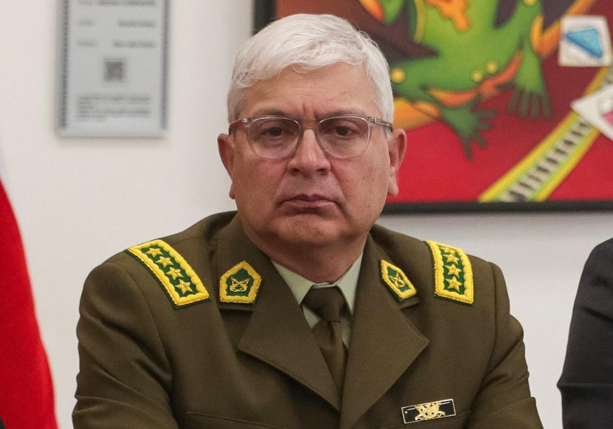 Imagen de archivo del ex director general de Carabineros de Chile, Ricardo Yáñez, en 2023