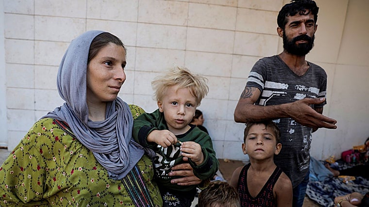 Desplazada de Dahiyeh, un suburbio del sur de Beirut