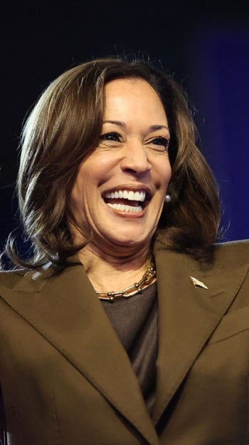 La candidata demócrata a las elecciones de Estados Unidos, Kamala Harris