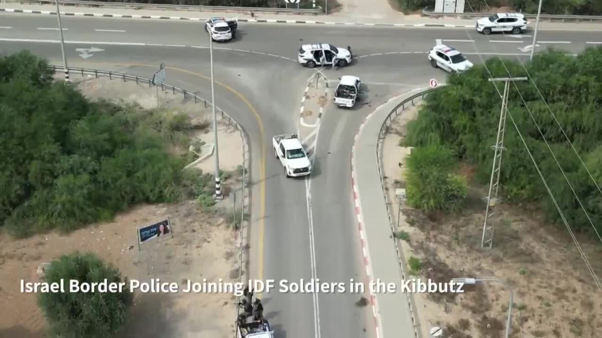 Imágenes inéditas del ataque de Hamás del 7 de octubre distribuidas por el ejército israelí