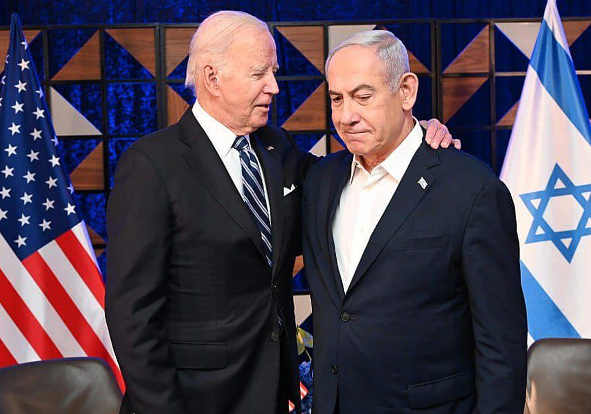 Biden y Netanyahu reunidos poco después de los atentados del 7 de octubre