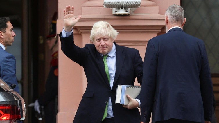 Milei recibe a Boris Johnson en la Casa Rosada