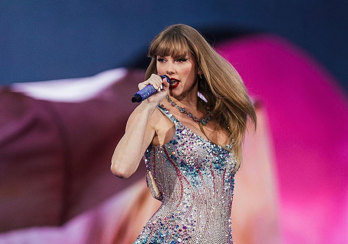 Taylor Swift, durante un concierto de su 'Eras Tour'
