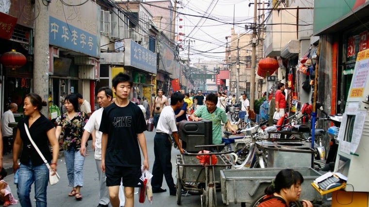 Los caóticos 'hutong' (callejonres) del viejo Pekín, como Dashilar, han sido gentrificados