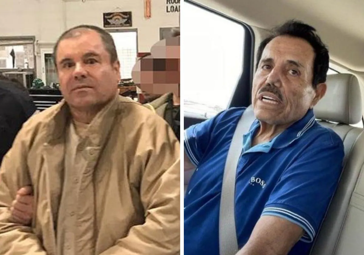 El Chapo (izquierda) y el Mayo Zambada