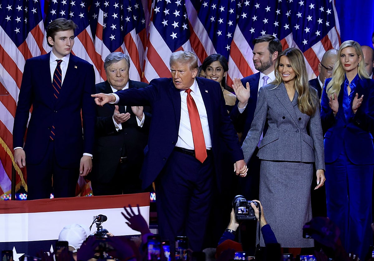 Donald Trump se proclama vencedor de las elecciones ante sus seguidores