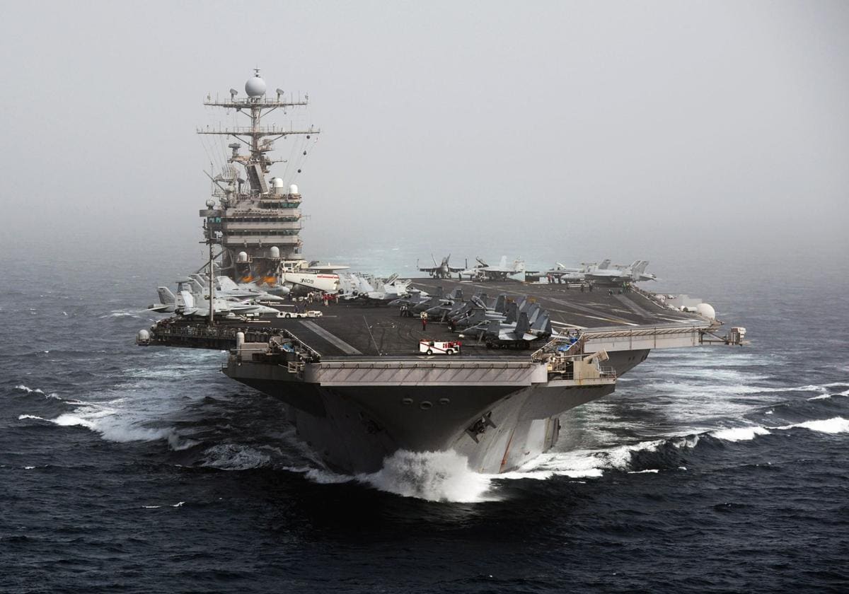 El portaaviones 'USS Abraham Lincoln', en una imagen de archivo