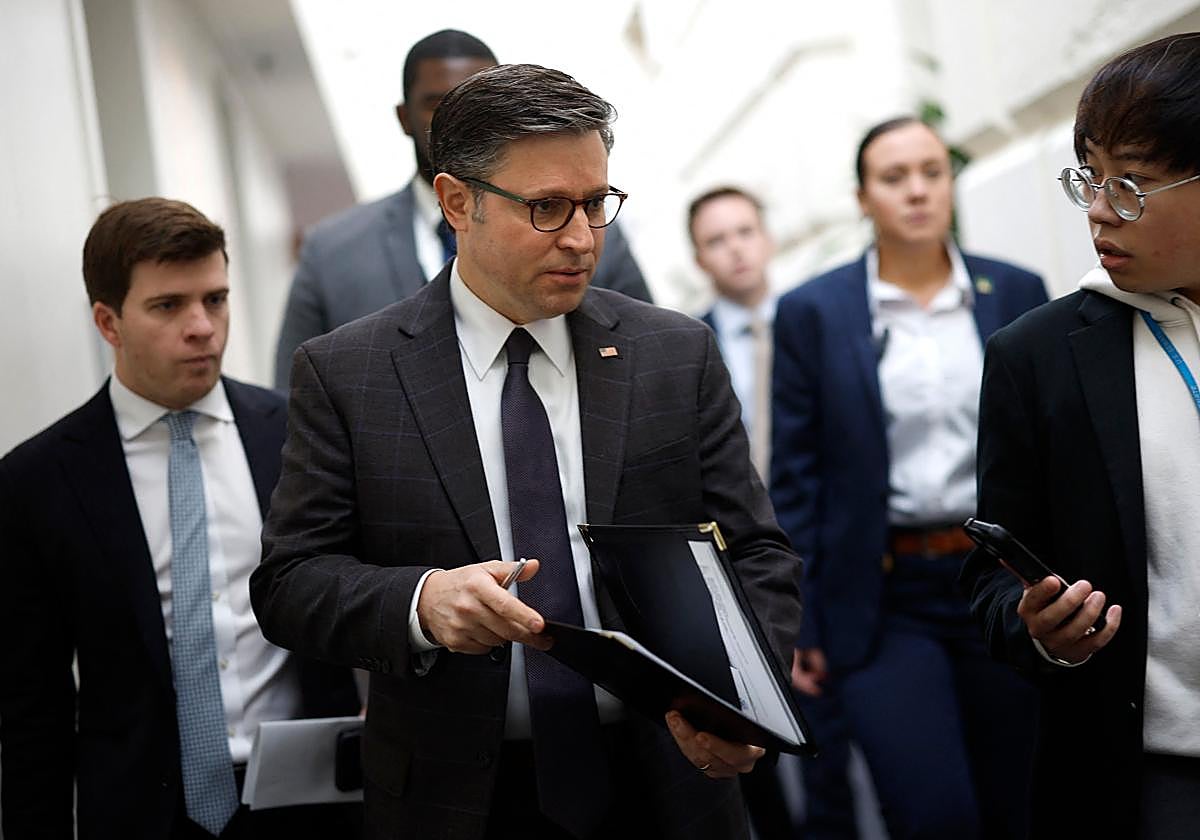 El presidente de la Cámara de Representantes, Mike Johnson