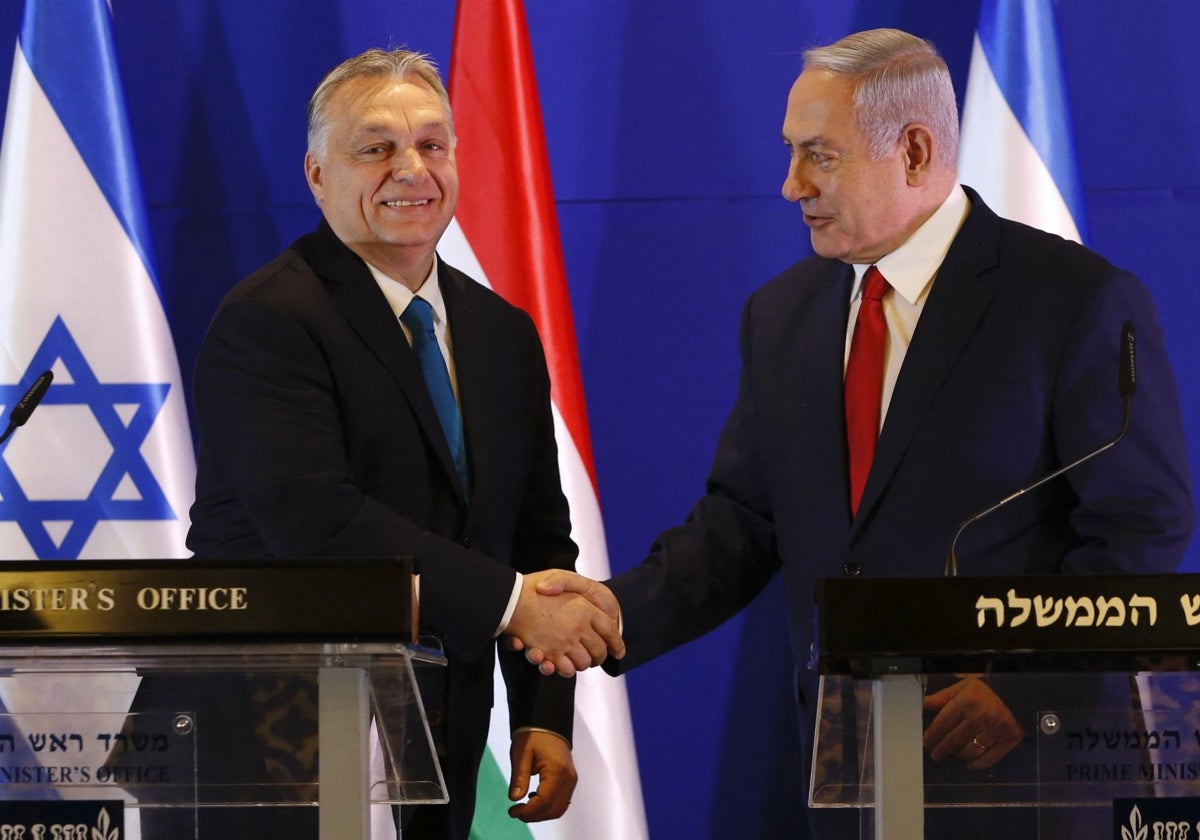 Orban y Netanyahu en una foto de archivo