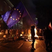 Fuertes disturbios en Georgia tras la decisión del Gobierno de posponer las conversaciones con la UE hasta 2028