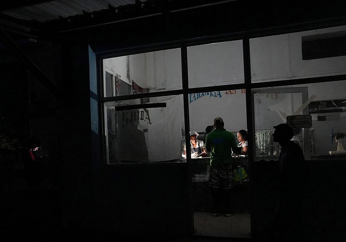 Imagen del último apagó que sufrió Cuba a finales de noviembre