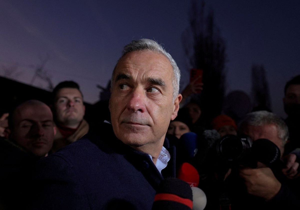 El candidato presidencial rumano Calin Georgescu
