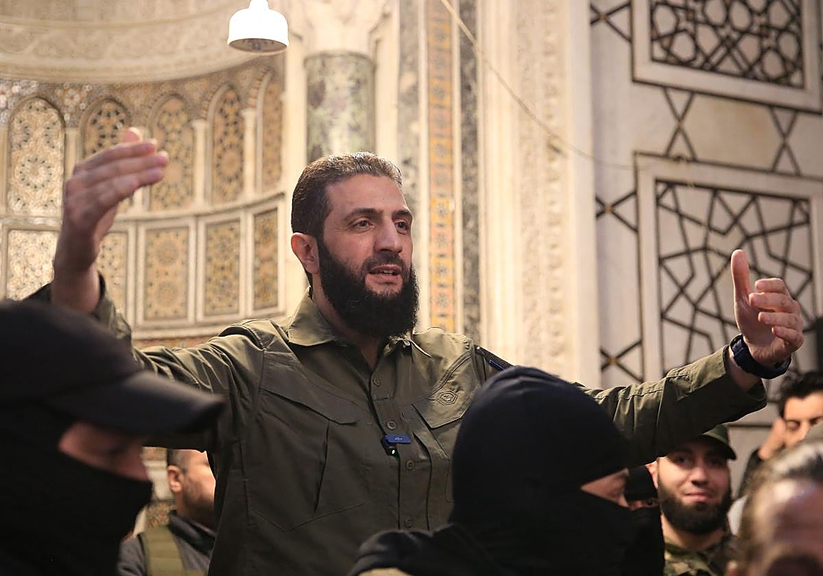 El líder del grupo islamista Hayat Tahrir al-Sham (HTS), Abu Mohammed al-Jolani