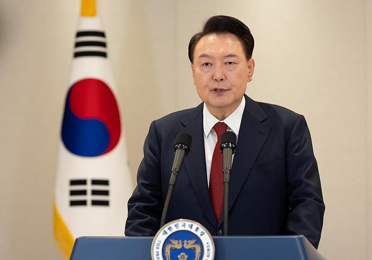 El presidente de Corea del Sur, Yoon Suk Yeol