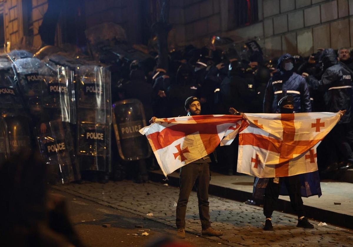 Protestas en Georgia