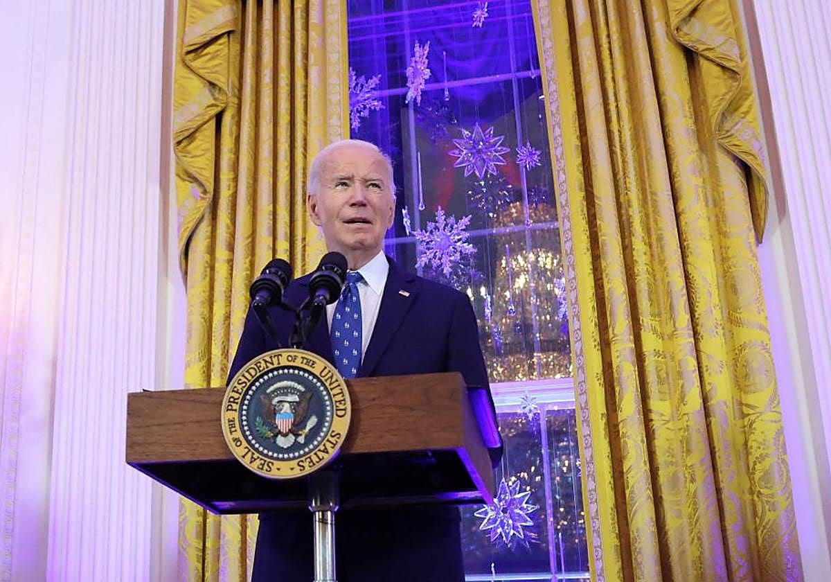Joe Biden, en una recepción en la Casa Blanca